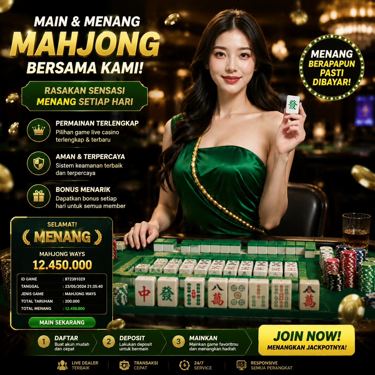 Yang berubah di lanangplay: bookmark, e-wallet, turnover